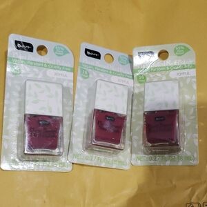 B-Pure Plant Based Nail Polish Joyful Purple .27oz x3 New